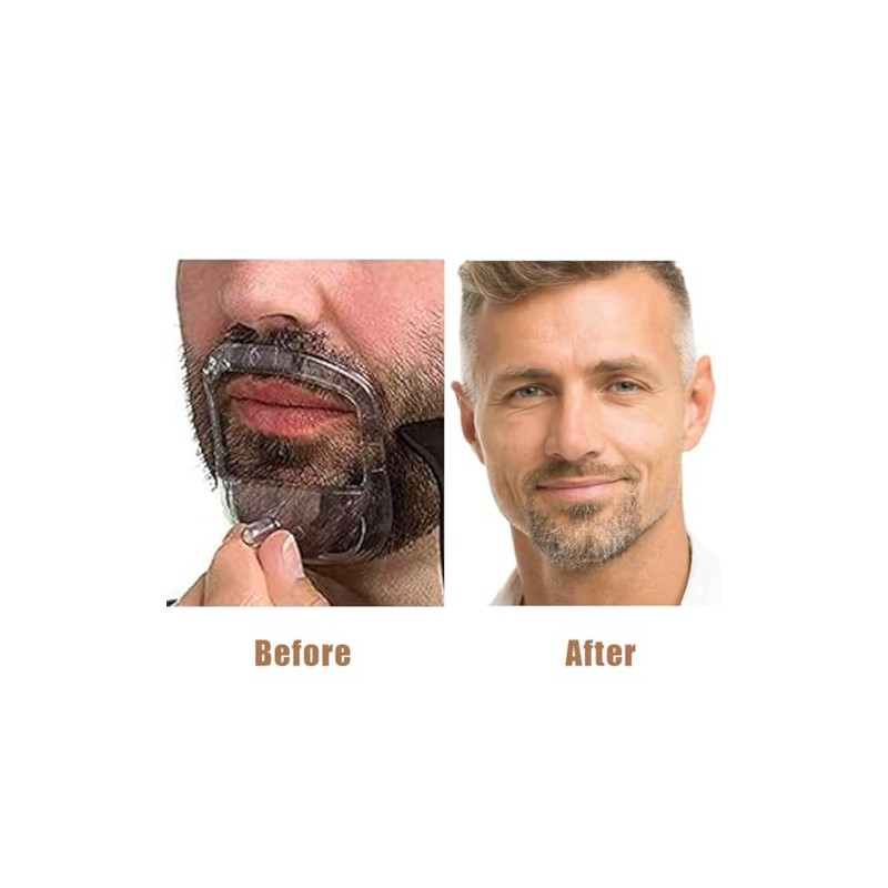 Beard Shaper Goatee Moustache Grooming Tool Facial Hair Styling Template