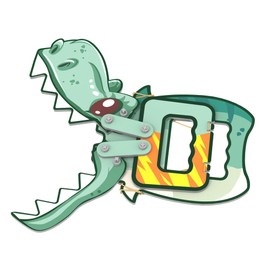 Dinosaur Grabber STEM Toy, DIY Movable Cardboard Material Dinosaur Kit, Rubber Band Powered Model Educational Teaching Material, Fun Parent-Child Interactive 3D Puzzle