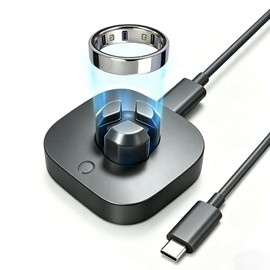 Charger Compatible with Oura Ring Gen 4: Fast Charging Dock for Size 7/8/9/10/11/12/13 with USB-C Cable (Not Compatible with Ring Gen 3)