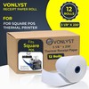 Vonlyst Receipt Paper Roll 3 1/8 x 230 for Square