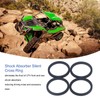 4 Pcs Silent Crossover Rings Rubber Shock Absorber Silencer Ring