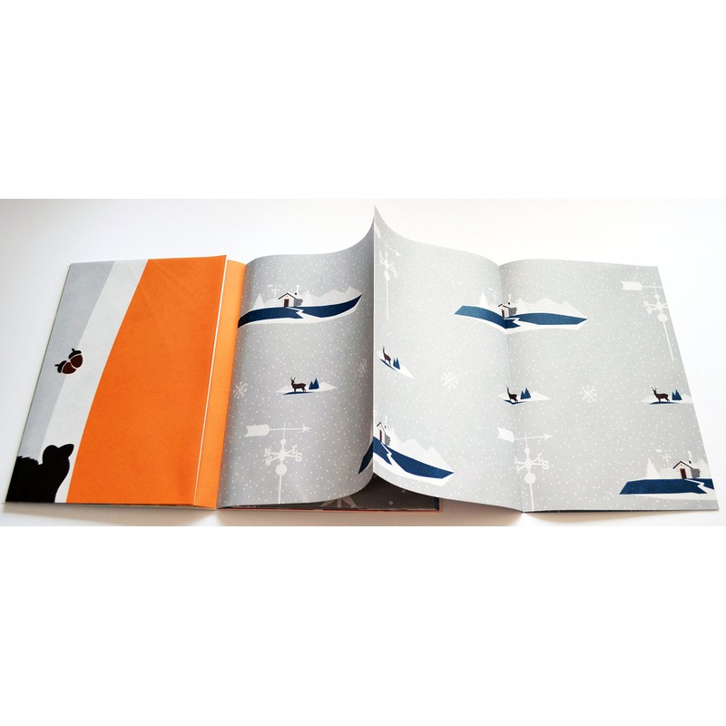 Hüttenzauber Geschenkpapier-Heft: 10 Bögen