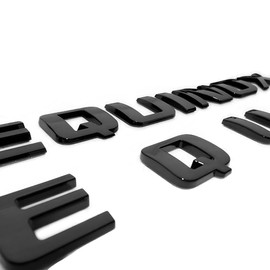 17-24 3pcs Equinox Door & Liftgate Letter 3D Badge Emblem Nameplate Logo Replacement for Equinox (Gloss Black)