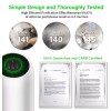 Honati Home Air Purifier Large Room Hepa Filter Cleaner Smoke