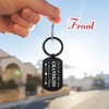 ENGZHI Grandpa Birthday Gifts Grandpa Keychain - Drive Safe I