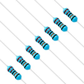 Chanzon 100pcs 1/4W (0.25W) 220K Ω ohm Metal Film Fixed Resistor 0.01 ±1% Tolerance 220KR MF Through Hole Resistors Current Limiting Rohs Certificated