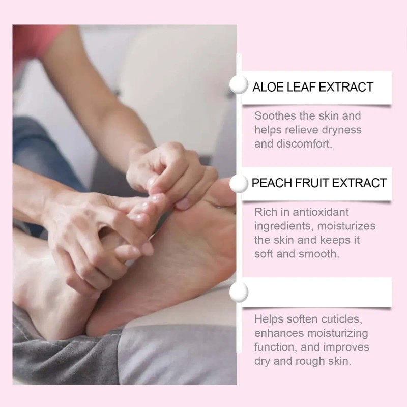 La Crema Para El Cuidado De Los Pies Con Grietas