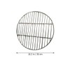 HEMOTON Stainless Steel Barbecue Round BBQ Grill Net/Mesh/Rack/Grate/Steam Mesh Cooking