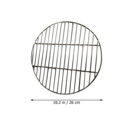 HEMOTON Stainless Steel Barbecue Round BBQ Grill Net/Mesh/Rack/Grate/Steam Mesh Cooking Grate 10 Inch