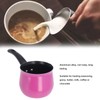 Mini Milk Pot Anti Sticky Single Handle Easy to Clean