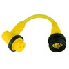 ParkPower by Marinco 1RPCRV Right Angle Adapter, 30A 125V Locking/Sealing