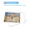 JUOIFIP 3 Pack Acrylic Picture Frame 4×6 Clear Double Sided