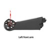RC Drone Left/Right Front Arm Plastic Arm Replacement Repair Parts