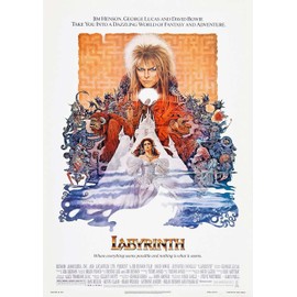 OMG Printing Labyrinth David Bowie Jim Henson Poster/Print/Picture Satin Photo Paper - A4-210mm x 297mm