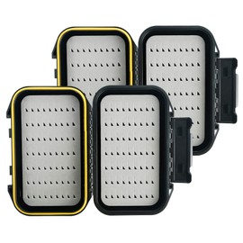 M MAXIMUMCATCH Maxcatch Waterproof Fly Box for Fly Fishing Double Sided Foam Insert (2PCS Easy Grip Foam)
