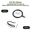 44 Pcs Metal Drapery Curtain Rings with Hooks Hanging Curtain