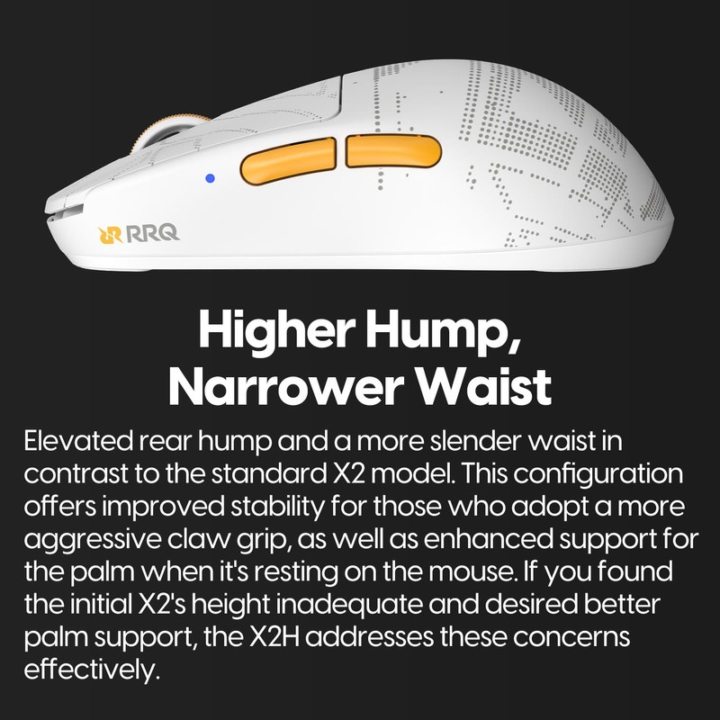 Pulsar Gaming Gears X2H (High Hump) Mini Wireless Gaming Mouse,