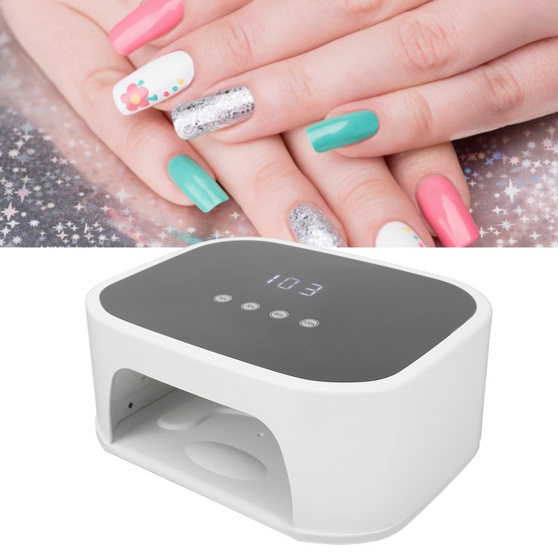 Nail Lamp 168W Large Screen Digital Display 42pcs Light Chips