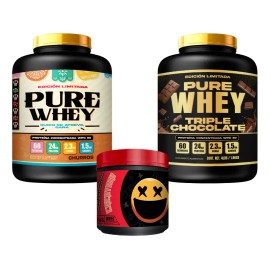 Kit Dos Proteinas + Creatina 500g Smile Labz