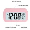 JOPHEK LCD Digital Alarm Clock, Travel Alarm Clock with Temperature