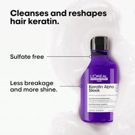Oréal Professionnel Keratin Alpha Sleek Shampoo Anti Frizz