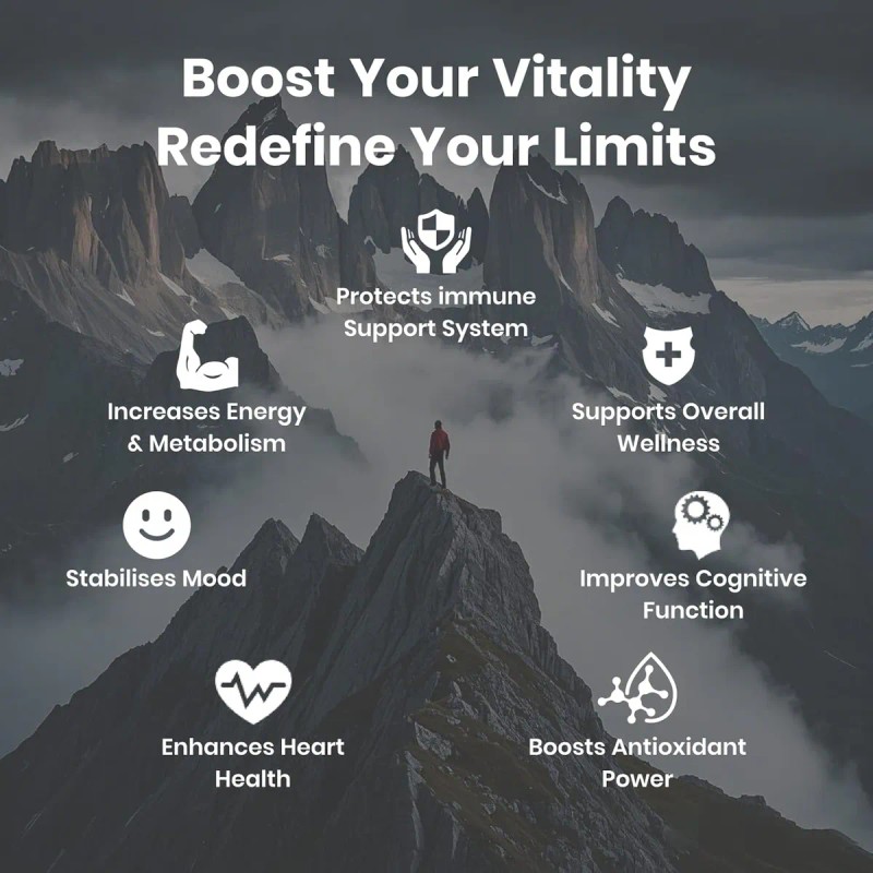 Flynew Optimal Potencyadaptogen Energy Stamina Immune Usa Sin Sabor