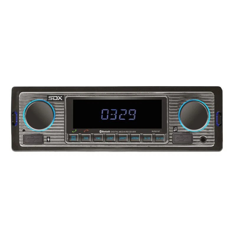 SDX Vintage Bluetooth Car Head Unit Receiver MP3 Player AUX