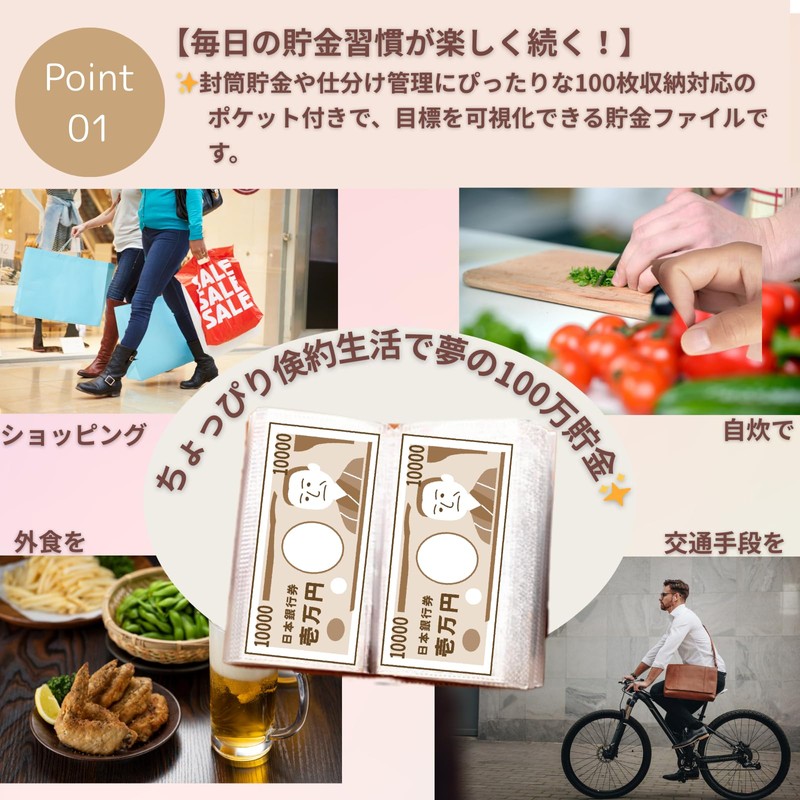 SakuraLovely8 Million Yen Coin Bank Compact Envelope Sorter (Light Blue)