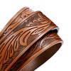 SANSTHS Cowboy Belt Western Belts for Men Women, Western Leather