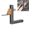 Woodworking Height Gauge, Metric Adjustable Depth Gauge, Aluminum Alloy Height
