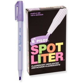 Pilot Spotliter Fluorescent Highlighters, Chisel Tip, Purple, Dozen Box (49011)