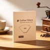 Coffee Filter #2, Unbleached Coffee Filters Cone Paper for Pour
