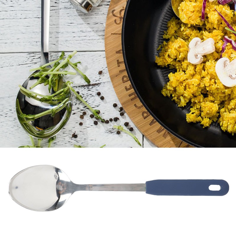 Serving Spoon Cooking Spoon Stainless Steel Hanging Hole Dishwasher Safe