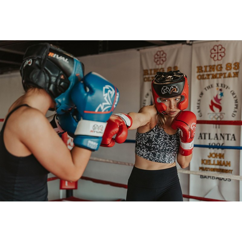 RIVAL Boxing RHG10 Intelli-Shock Headgear, D3O Front and Side Padding,