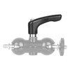 CAMVATE Solid Rotating Lock Knob Wing Nut with L Handle