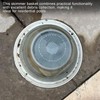 4 Pack 8" Pool Skimmer Basket Built-in Weight Stainless Handle