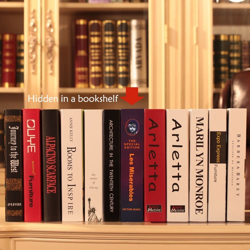 EIOUMAX Booksafe Diversion Secret Real Book Hidden Safe with Key
