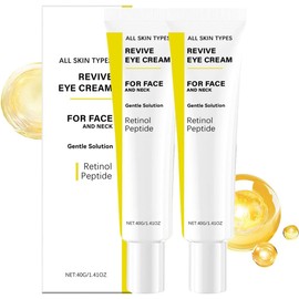 Retinol Peptide Eye Cream for Dark Circles and Puffiness, Anti-Aging Hydrating Firming, Moisturizing Under Eye for Face and Neck, Reduces Wrinkles Fine Lines