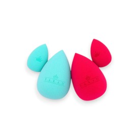 F.A.R.A.H All Glammed Up Sponge Set – 2 Large Sponges & 2 Mini Sponges, 100% Latex-Free for Makeup Application and Blending