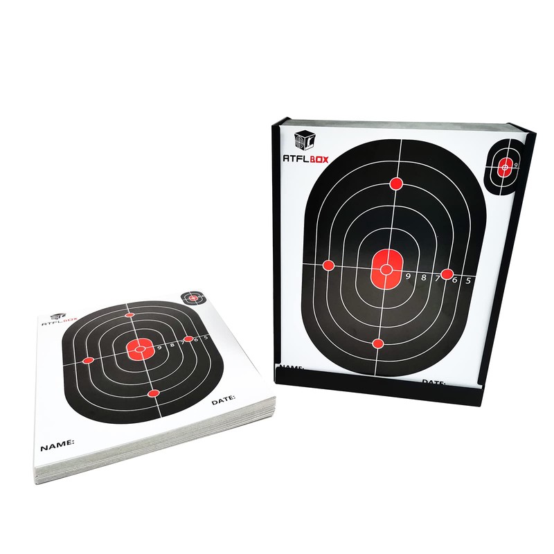 Atflbox 7 x 9 Inch BB Gun Target Papers for