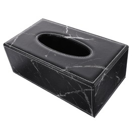 ABOOFAN 1pc High End Marble Tissue Box Storage Holder Elegant Tissue Case for Home Hotel Living Room Bedroom and Office Superior Quality Easy to Use Luxurious Design
