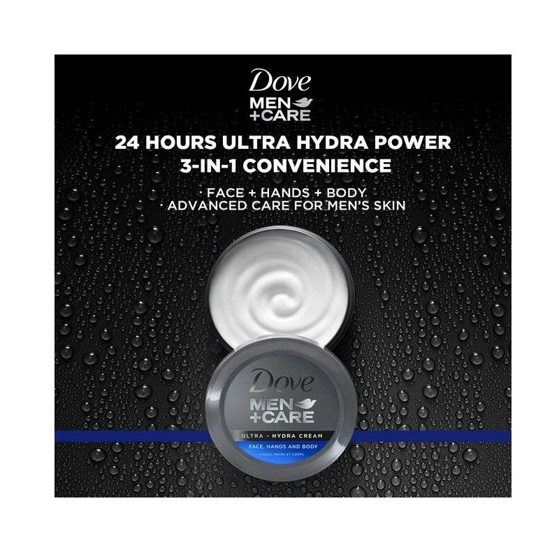 Dove Men+Care Ultra-Hydra Cream with 24 Hour Moisturization