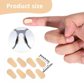 40 Pairs Soft Foam Nose Pads Eyeglass Nose Pads Self Adhesive Non-Slip Eyeglass Nose-Pads Anti-Slip Nosepads for Eyeglasses Sunglasses Glasses Comfortable, Skin Color