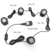 TENSUL RGB Pond Lights with Timer, IP68 Waterproof Underwater Dimmable