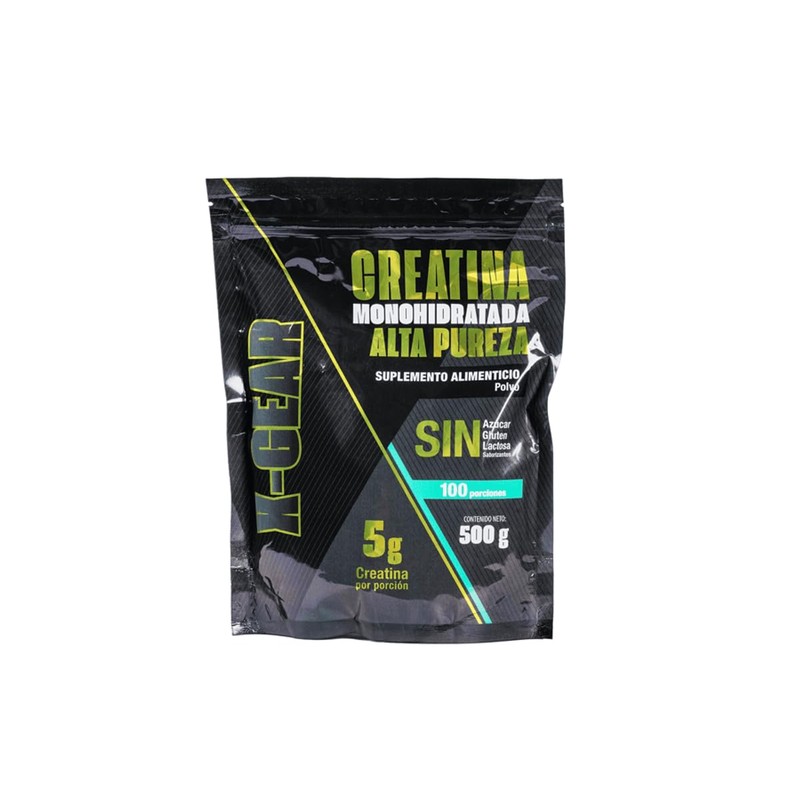 Creatina en Polvo 500 grs 100 servicios