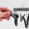 Klomveris 32‑Peg Folding Sock Drying Hanger,Rotatable Plastic Laundry Airer