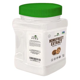 Morning Pep 100% Pure Monk Fruit extract sweetener, No Erythritol,  15 oz