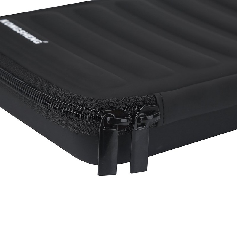 Harmonica Case, Portable PU Leather Harmonica Storage Bag with Zipper