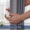 Dalababa 1 Pair Magnetic Curtain Tiebacks Drape Tie Backs Creative