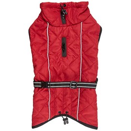 Trixie Minot Coat, S: 33 cm: 32-50 cm, Red, Dog